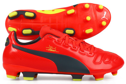 Puma Evopower 3 FG Football Boots Fluro Peach/Ombre