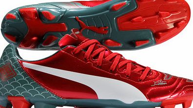 Puma evoPOWER 4.2 Graphic FG Kids Football Boots