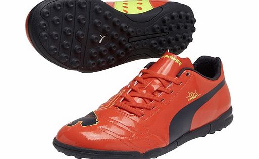 Puma evoPOWER 4 Astroturf Trainers - Kids Orange
