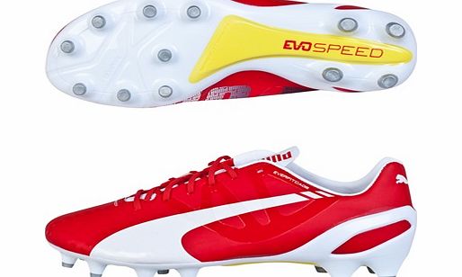 Puma evoSPEED 1.3 Firm Ground Football Boot Red