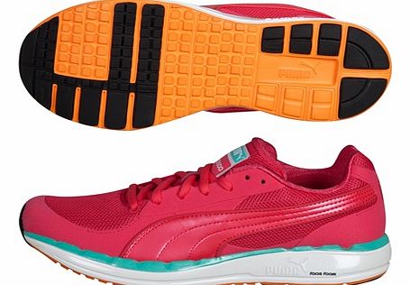 Puma Faas 500 Trainers - Teaberry Red/White