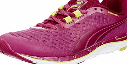 Puma Faas 6 F4, Womens Running Shoes, Cerise/Fuchsia Purple/Fluorescent Yellow, 6 UK