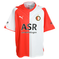 Puma Feyenoord Rotterdam Home Shirt - Red/White.