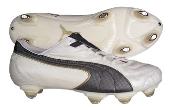 Puma Football Boots Puma King Exec SG Football Boots White / Grey / Gold