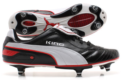 Puma Football Boots Puma King Finale SG Football Boots Black/Red