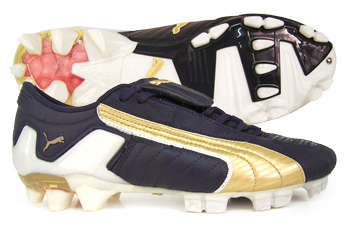 Puma Football Boots Puma V-Konstrukt II FG Football Boots Navy/Gold