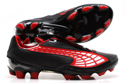 Puma V1-10 FG Football Boots Black/Red/Black