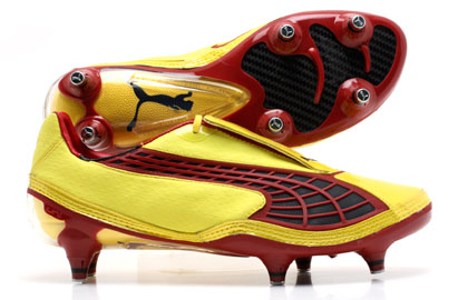 Puma V1-10 SG Football Boots Blazing Yellow/Chilli