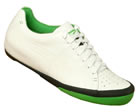 Puma French 77 White/Green Leather Trainers