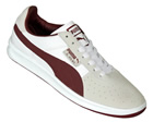 Puma G. Vilas 2 White/Burgundy Leather Trainers