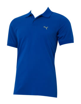 puma Golf 2009 Plain Pique Polo Surf Blue