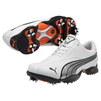 Ace 2 Golf Shoes (White/Silver/Orange)
