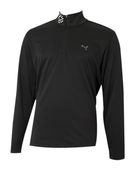 Puma Golf Autumn/Winter 09 Long Sleeve Half Zip Mock Black