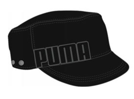 Puma Golf Military Tram Cap Black/White