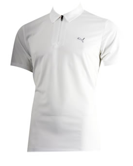 puma Golf Plain Performance Polo White