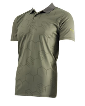 puma Golf Pointelle Polo Vetiver