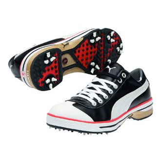 Puma Golf Puma Club 917 Golf Shoes (Black/White/Red)