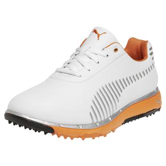 Puma Golf Puma Faas Grip Golf Shoes (White/Silver/Orange)