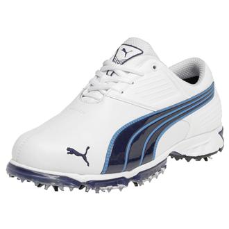 Puma Spark Sport Golf Shoes (White/Blue) 2012