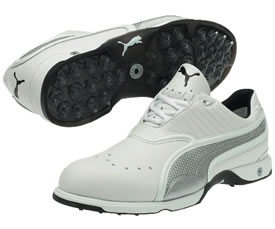 Golf Swing Crown GTX Shoe White/Black/Silver
