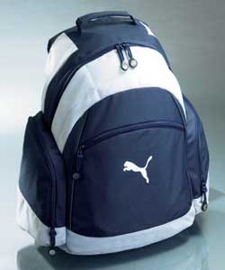 Puma Grid Backpack - Navy and White