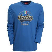 Puma Italia T-Shirt - Team Power Blue - Long