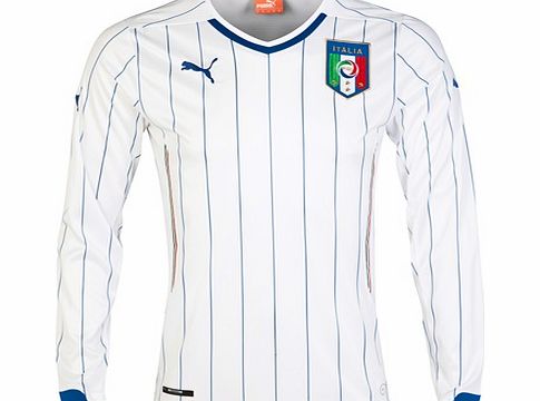 Puma Italy Away Shirt 2014/16 - Long Sleeved 744292-02