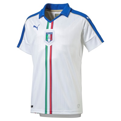 Puma Italy Away Shirt 2016 - Kids White 747401-02