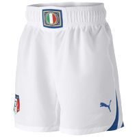 Italy Away Shorts 2010/11 - White.