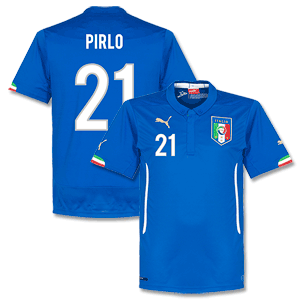 Puma Italy Home Boys Pirlo Shirt 2014 2015 (Fan Style