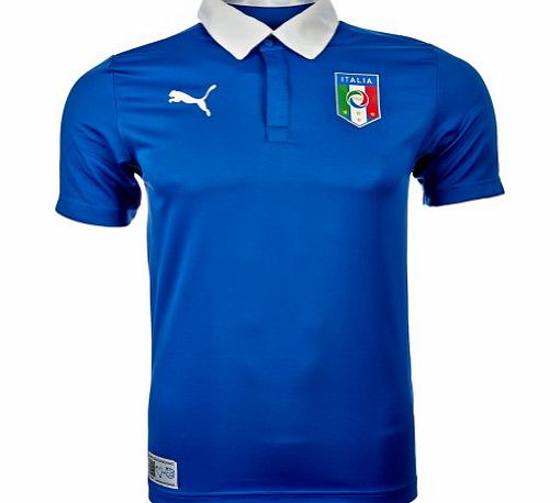 Puma Italy Home S/S Football Shirt Blue - size M