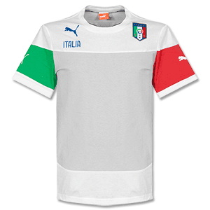 Puma Italy Leisure T-Shirt - White 2014 2015