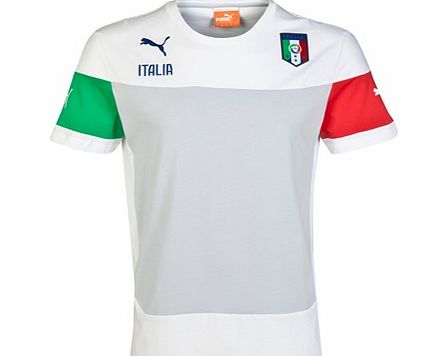 Puma Italy Leisure T-Shirt - White 744272-07M