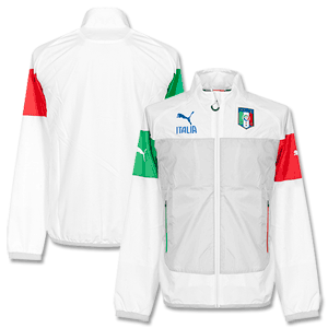 Italy White Leisure Jacket 2014 2015