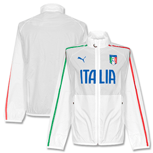 Puma Italy White Walk Out Jacket 2014 2015