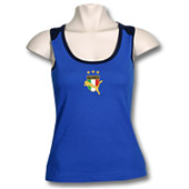 Italy Womens Sleeveless T-Shirt - Team Power Blue.