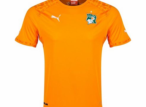 Puma Ivory Coast Home Shirt 2014/15 744586-01