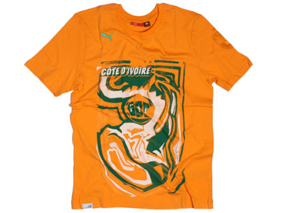 Puma Ivory Coast SS Graphic Football T-shirt