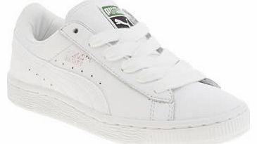 Puma kids puma white basket unisex junior 2609201020
