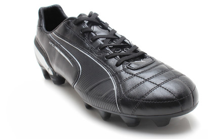 Puma King FG Football Boots Black/Black/Silver