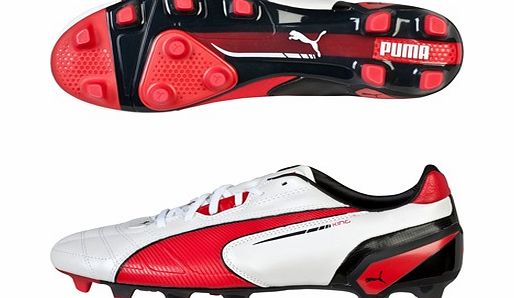 Puma King Firm Ground Football Boots White 102669