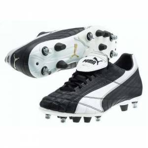 Puma King Mixed Sole - Black White