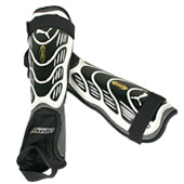 Puma King Shin Pads - Black/Silver/Gold.