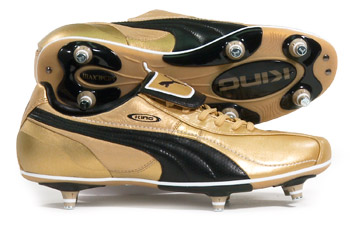 Puma King XL SG Football Boots Team Gold/Black