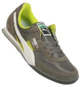 Puma Lab II Grey/White/Green Trainers