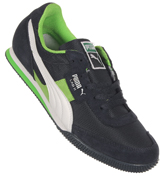 Puma Lab II Navy/White/Green Trainers