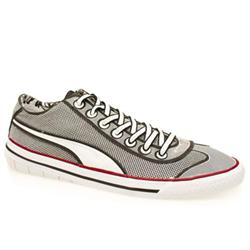 Puma Male 917 Lo Popart Fabric Upper Fashion Trainers in White and Black