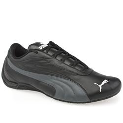 Puma Male Drift Cat L Leather Upper Fashion Trainers in Black and Silver, White and Grey, White and Red