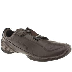 Puma Male Furio L Vel Leather Upper Fashion Trainers in Brown