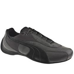 Puma Male Puma Pace Cat Mesh Leather Upper Fashion Trainers in Black